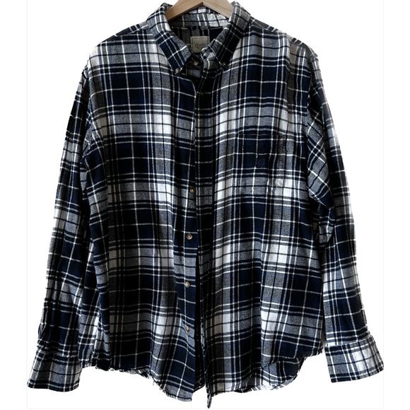 Chaps Other - Chaps Men’s Long-Sleeve Button-Down Flannel Top; Size X-Large